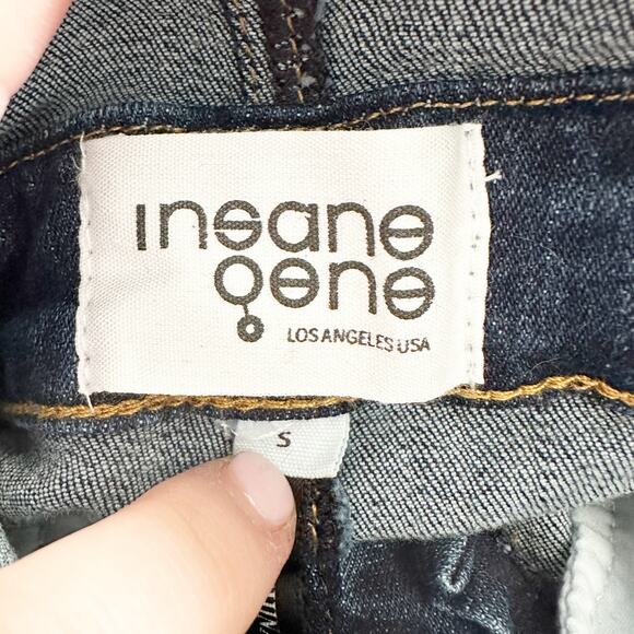 Insane Gene Jumpsuit Flare Denim Overalls Women's Size Small Retro Bell Bottoms - Picture 10 of 16